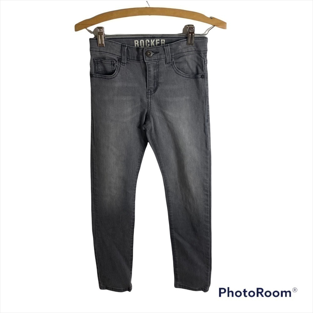 Crazy 8 Slim Rocker Jeans Sz 10 Kids Denim Gray